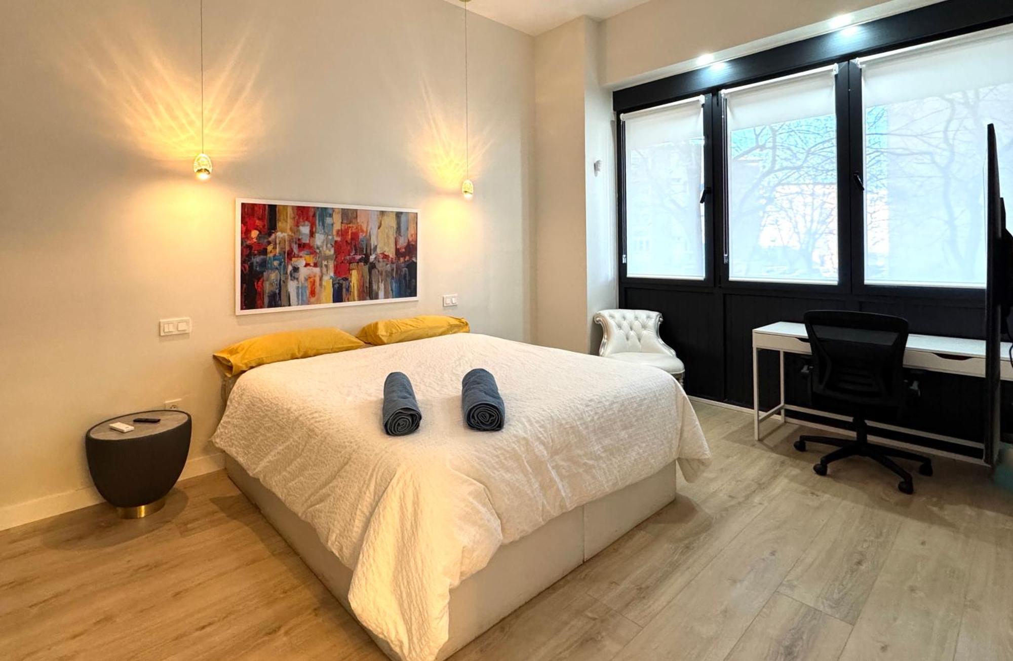 Luxury Suite Wifi Ac Servicios En La Puerta Madrid Kültér fotó
